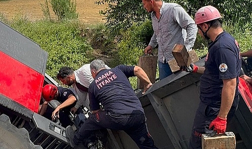 BİÇERDÖVERİN ALTINDA KALDI
