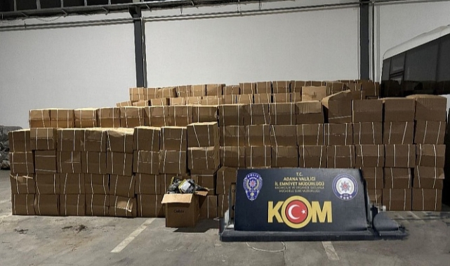 Kaçak tütün ve sigara yakalama operasyonu