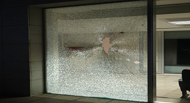 Belediye binasına taşla saldıran zanlı tutuklandı
