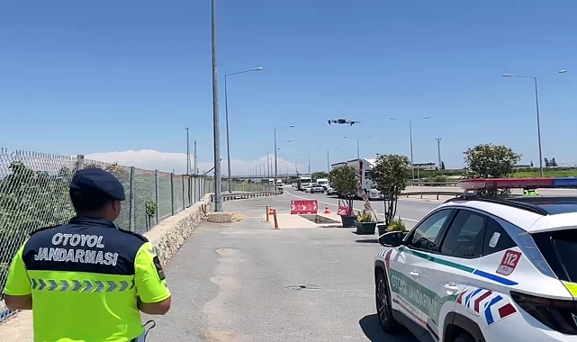 Dron destekli trafik denetimi 