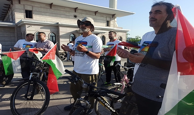  "Kudüs-Gazze-Mavi Marmara" temalı bisiklet turu 