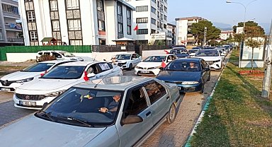 Osmaniye'de, Filistin'e destek konvoyu düzenlendi