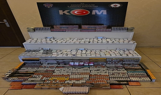 Otobüsle kaçak sigara sevkiyatı