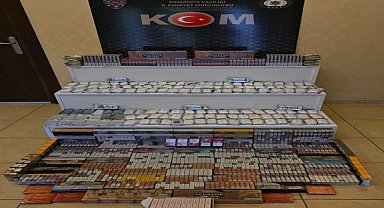 Otobüsle kaçak sigara sevkiyatı
