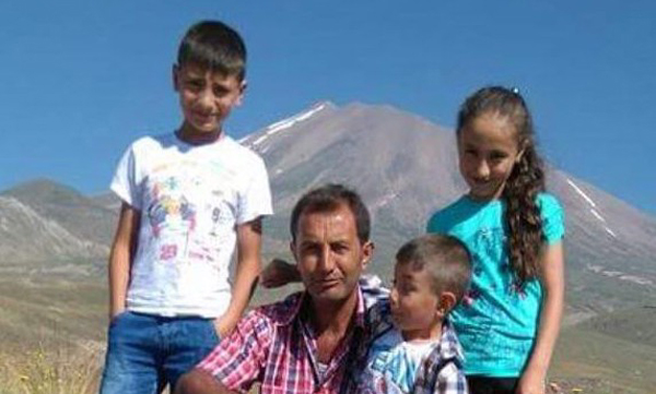 Göle uçan otomobilde ölen baba ve çocuklarının son görüntüleri