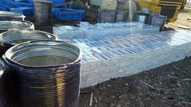 Ceyhan'da 4 bin 326 paket kaçak sigara ele geçirildi