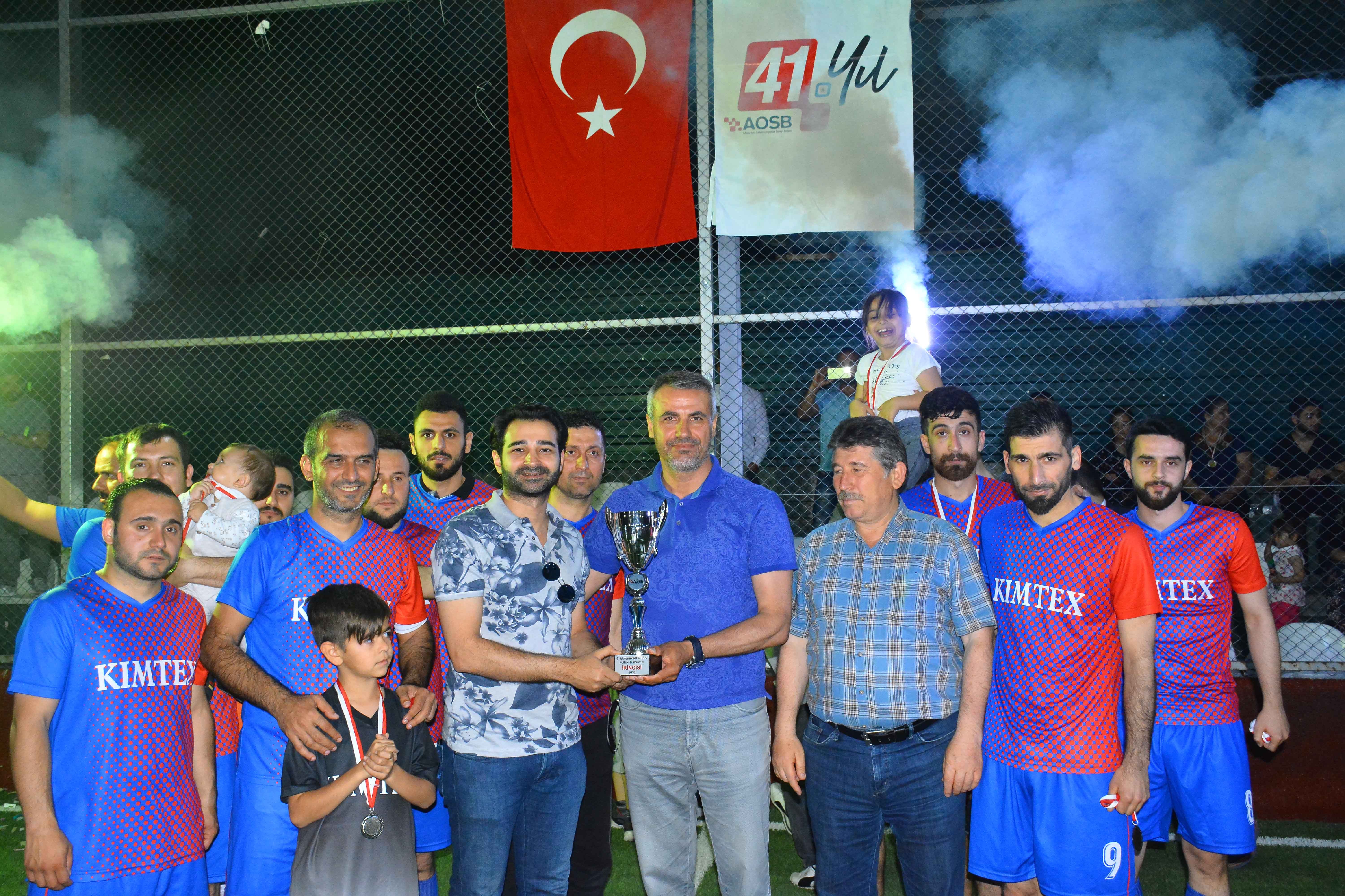 AOSB Futbol Turnuvası’nda kupa sahibini buldu
