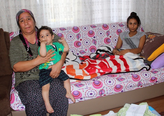 Tek isteği oğlunu bir kez kucağına alabilmek