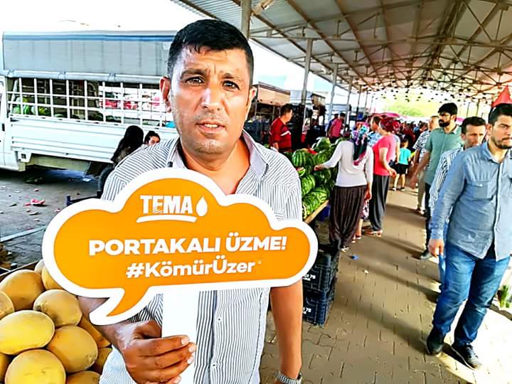 Kozan TEMA’dan ‘Kömür üzer’ etkinliği