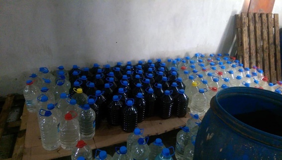 42 bin 500 litre kaçak içki ele geçirildi