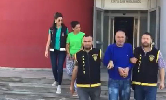 Yağmacı sevgililer yakalandı