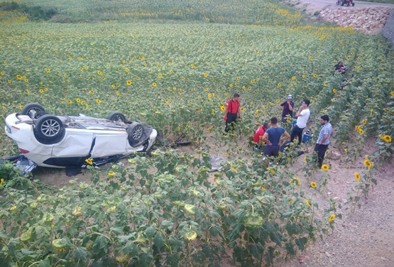Otomobil ve minibüs çarpıştı: 3’ü ağır 7 yaralı