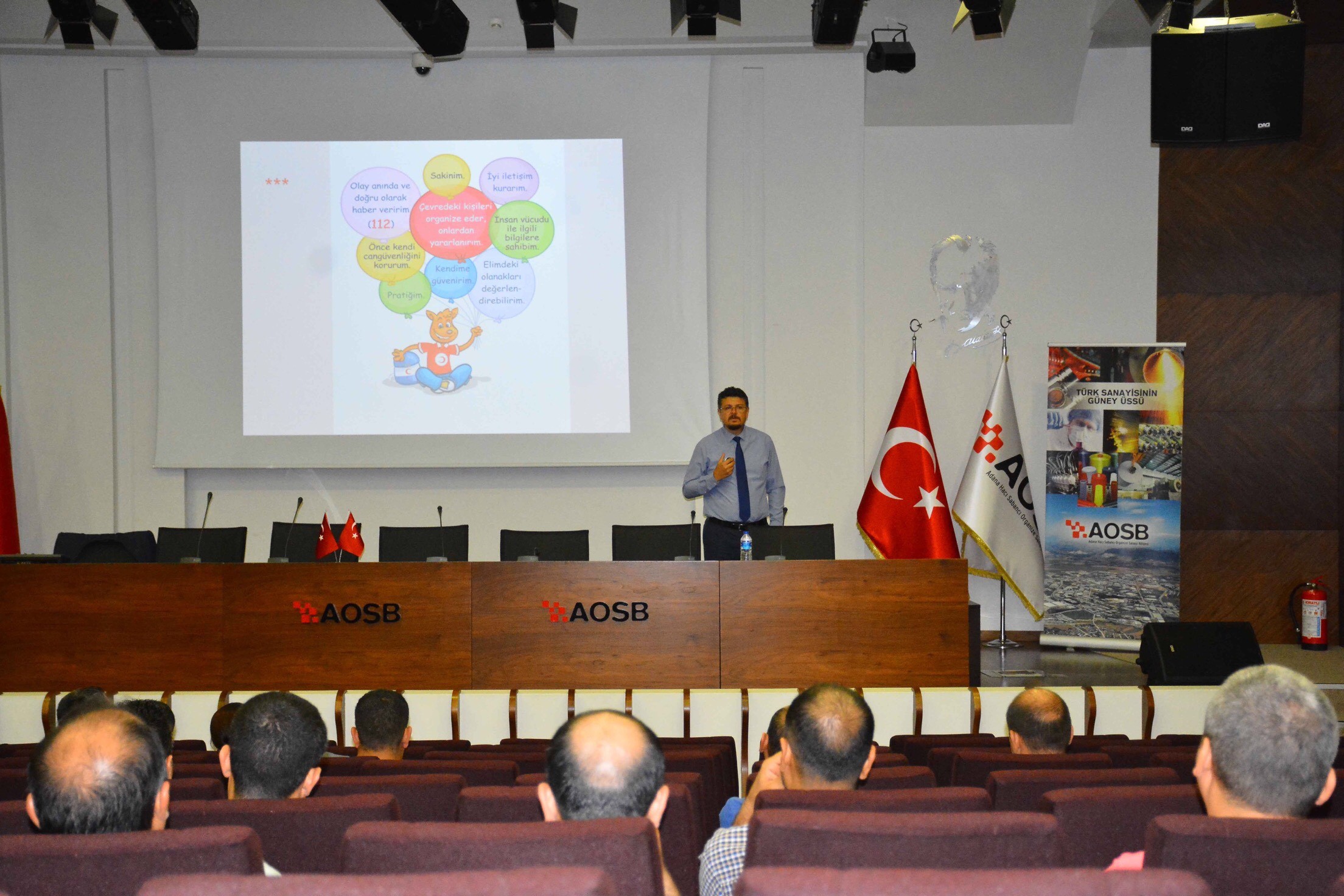AOSB’de “Temel İlk Yardım” eğitimi