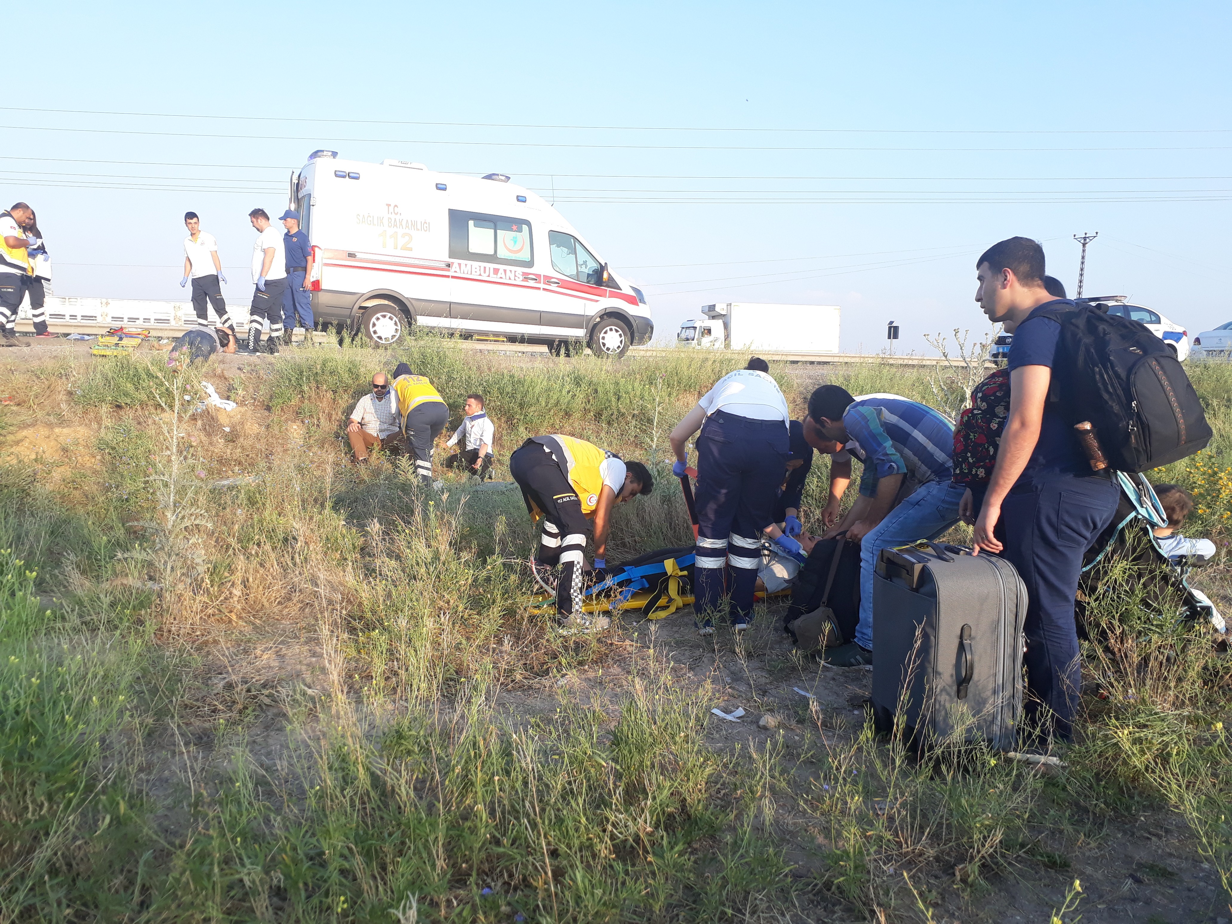Otobüs kazası: 15 yaralı