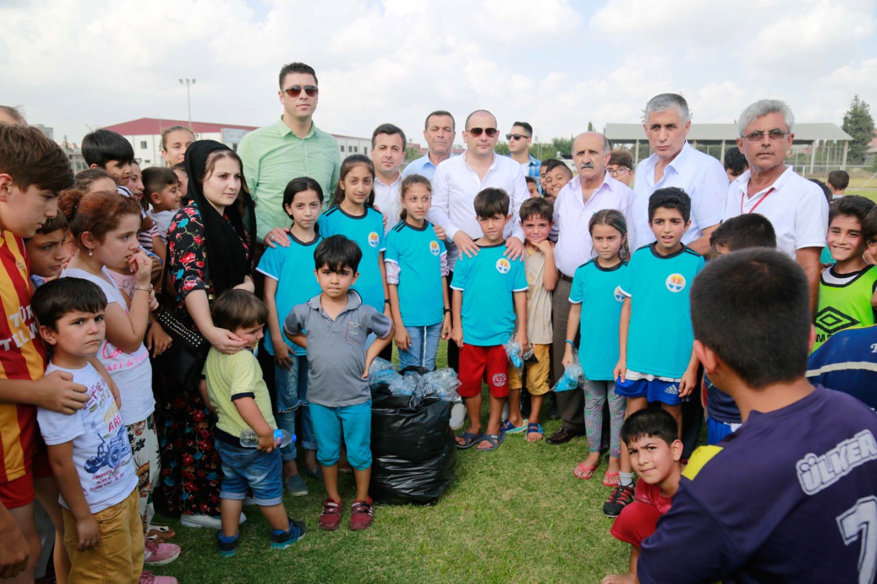 Güneyin çocukları sporla gülüyor