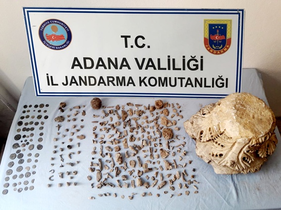 Adana'da tarihi eser kaçakçılarına operasyon