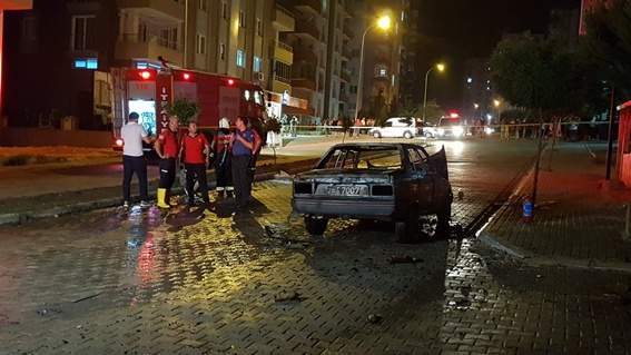 Önce kaza yaptı sonra cayır cayır yandı