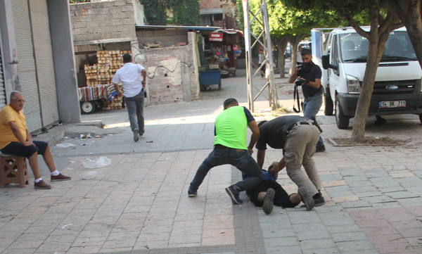 Suriyeli uygulamasında sıcak anlar yaşandı