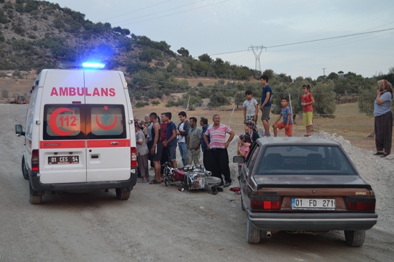 Kozan'da kaza: 1 yaralı