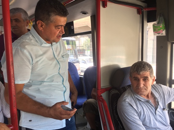 Dolmuşta sivil polis var