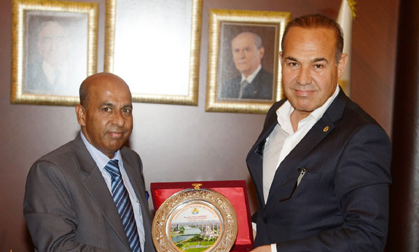 Sözlü, Sri Lanka Büyükelçisi Amza’yı ağırladı