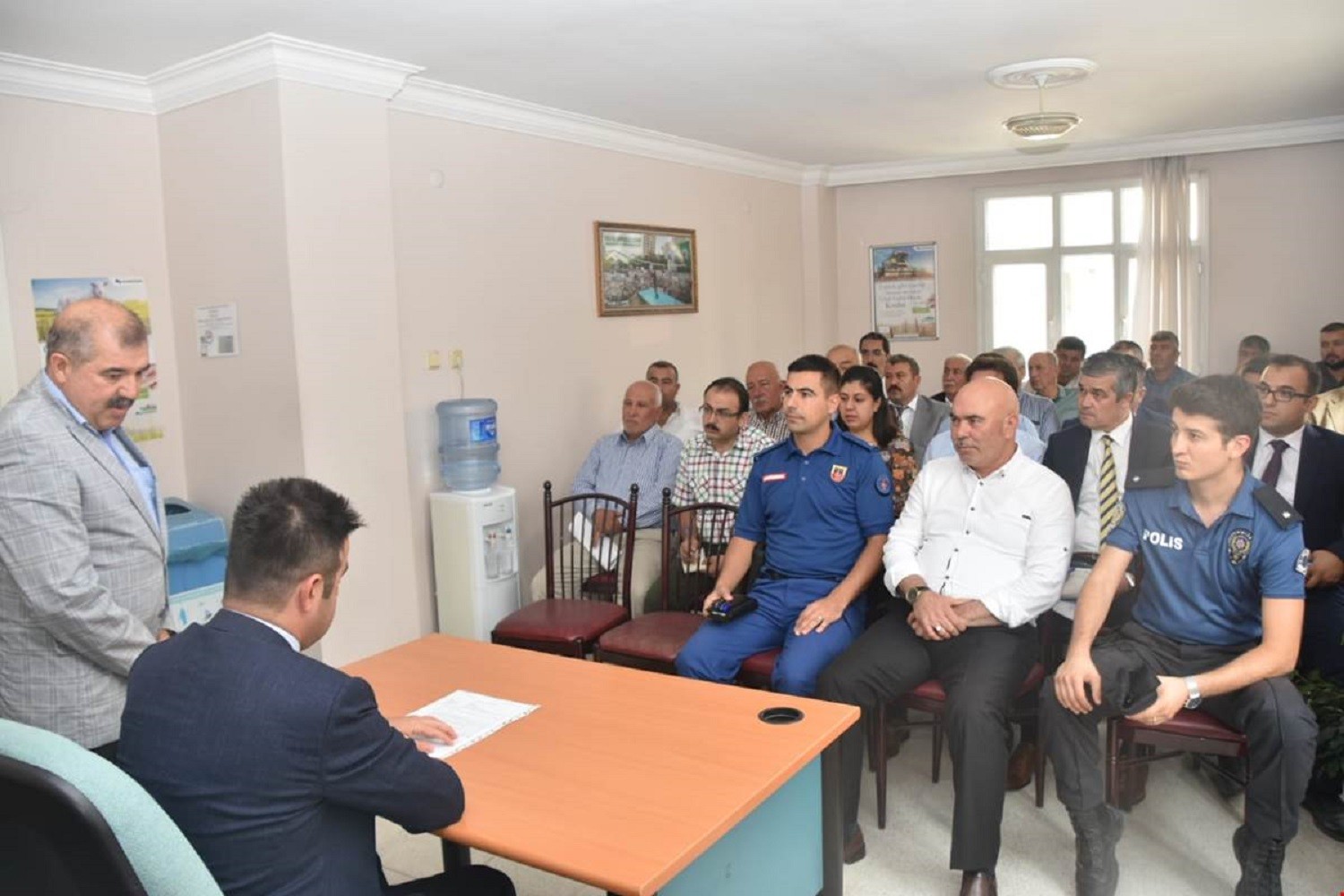 Kaymakam Selami Korkutata çiftçilerle buluştu
