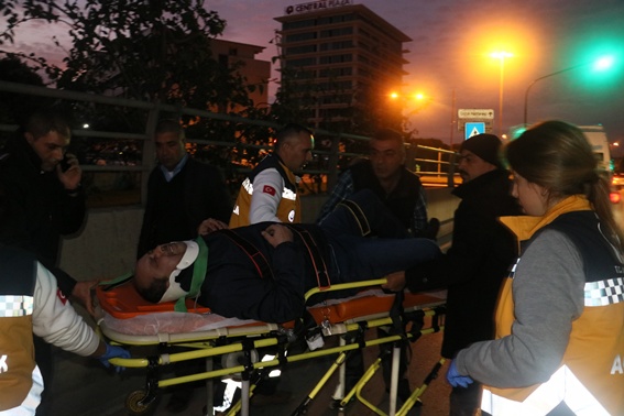 Otomobilin çarptığı bisiklet sürücüsü ağır yaralandı