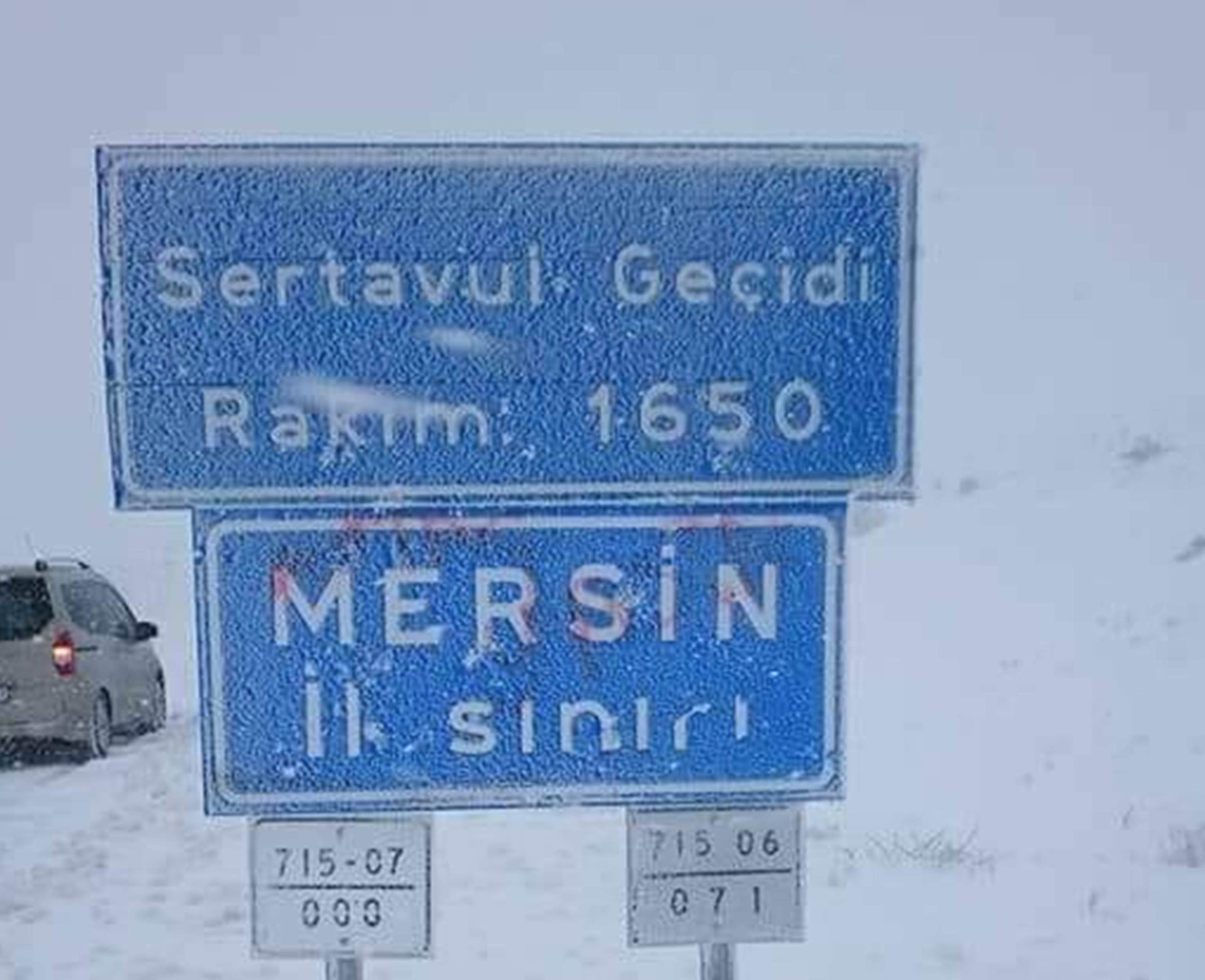 Sertavul Geçidi'ne dikkat