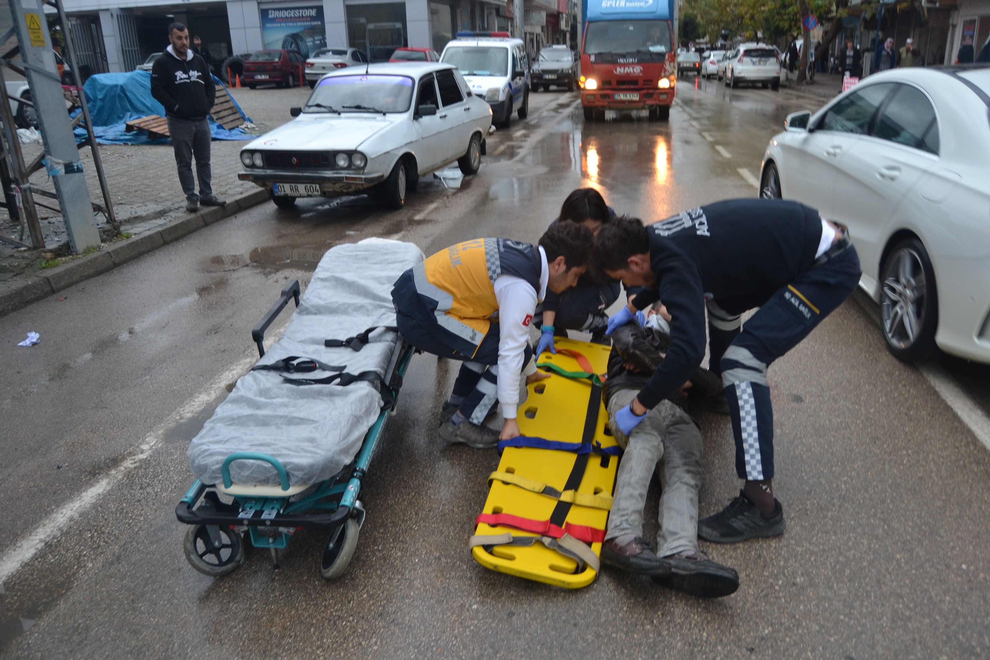 Sağlık görevlilerini böyle bekledi