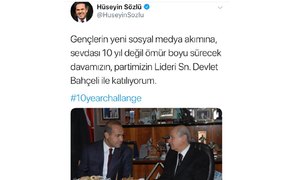 Başkan Sözlü sosyal medya akımına kayıtsız kalmadı