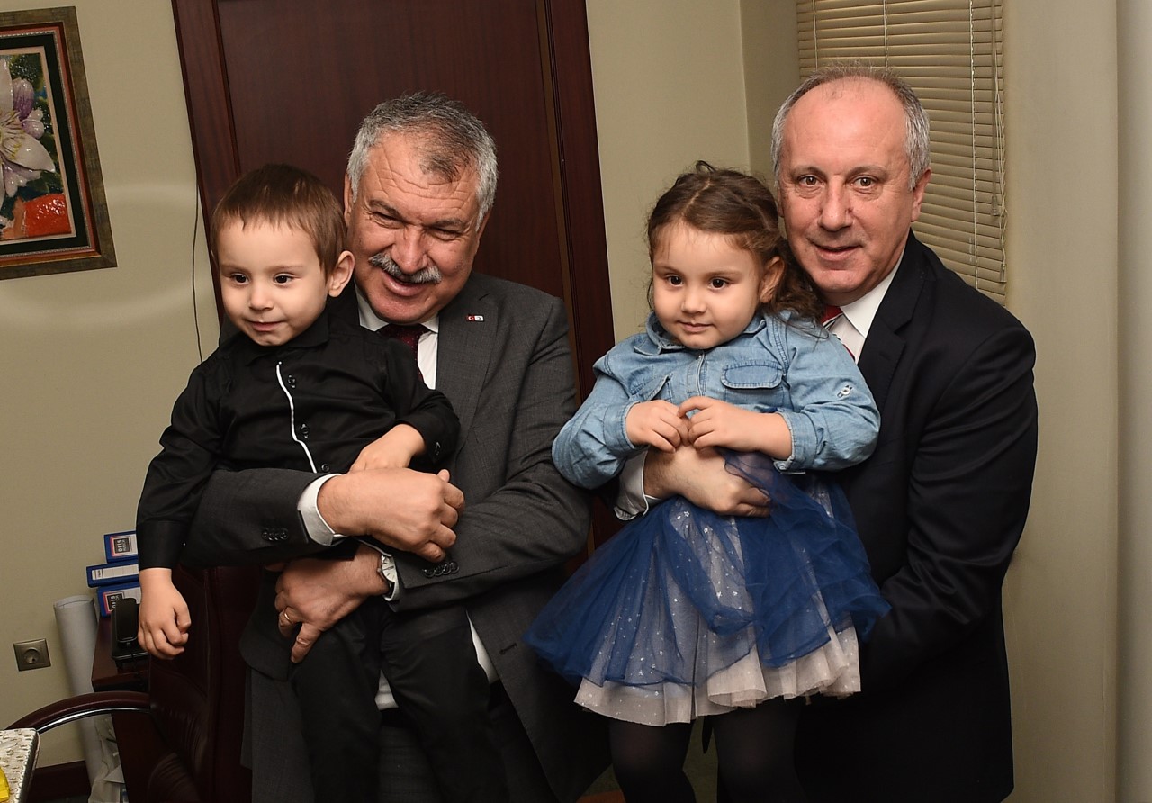 Muharrem İnce Adana’da Başkan Karalar’ı ziyaret etti