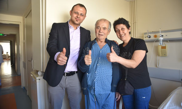 Hastalığının çaresini Balcalı'da buldu