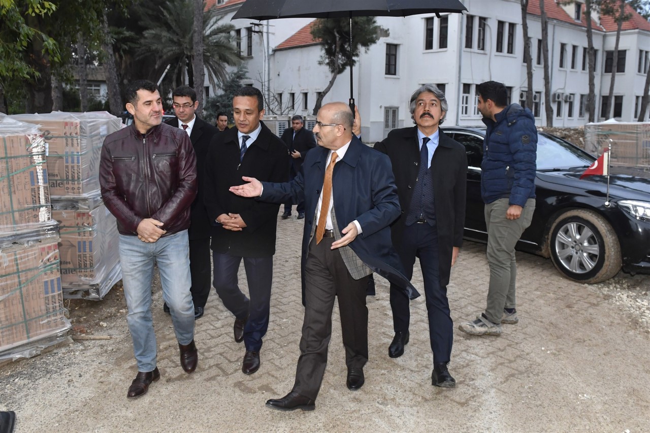 Demirtaş, okul inşaatlarını inceledi