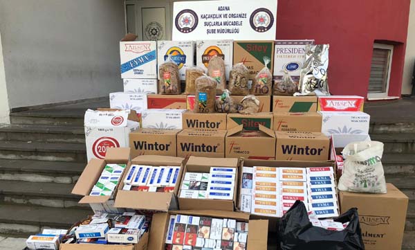 Adana'da kaçakçılık operasyonu