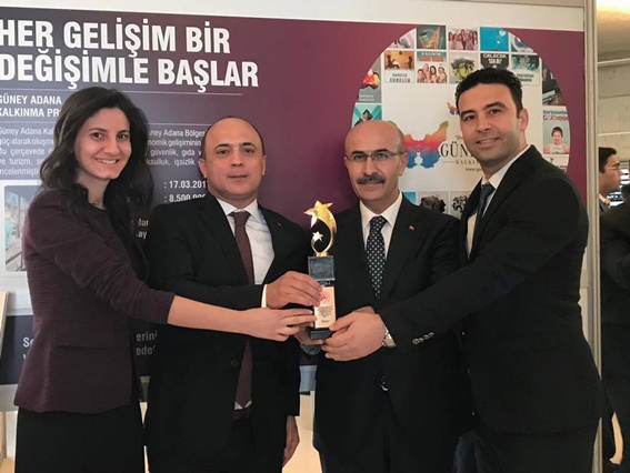 Güney Adana Kalkınma Programı'na ödül