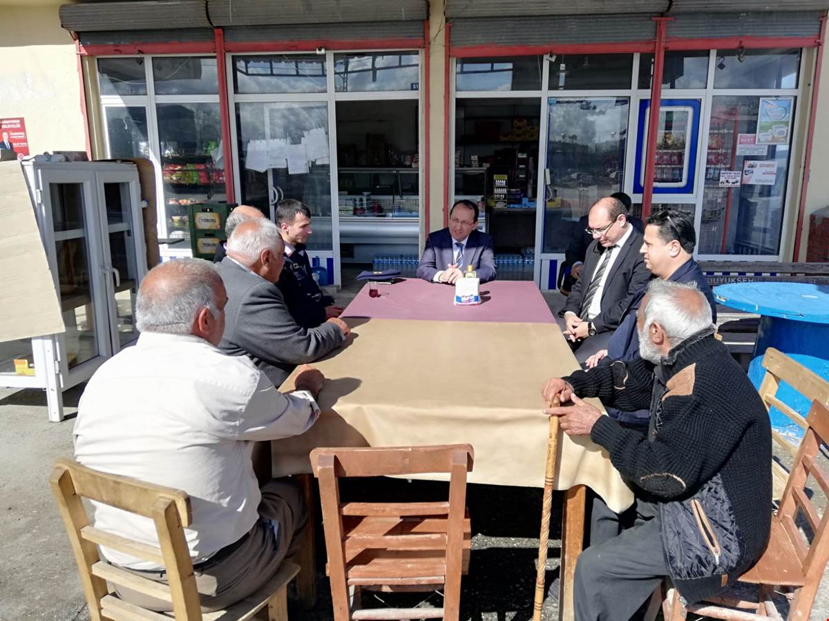 Yüzbaşı mahallesini Kaymakam ziyaret etti