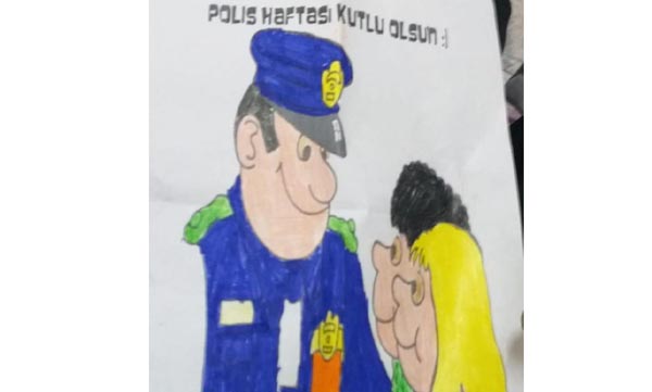 Öğrencilerden anlamlı kutlama