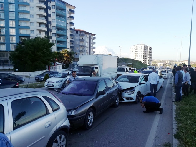 Tansiyonu düştü zincirleme kaza oluştu!