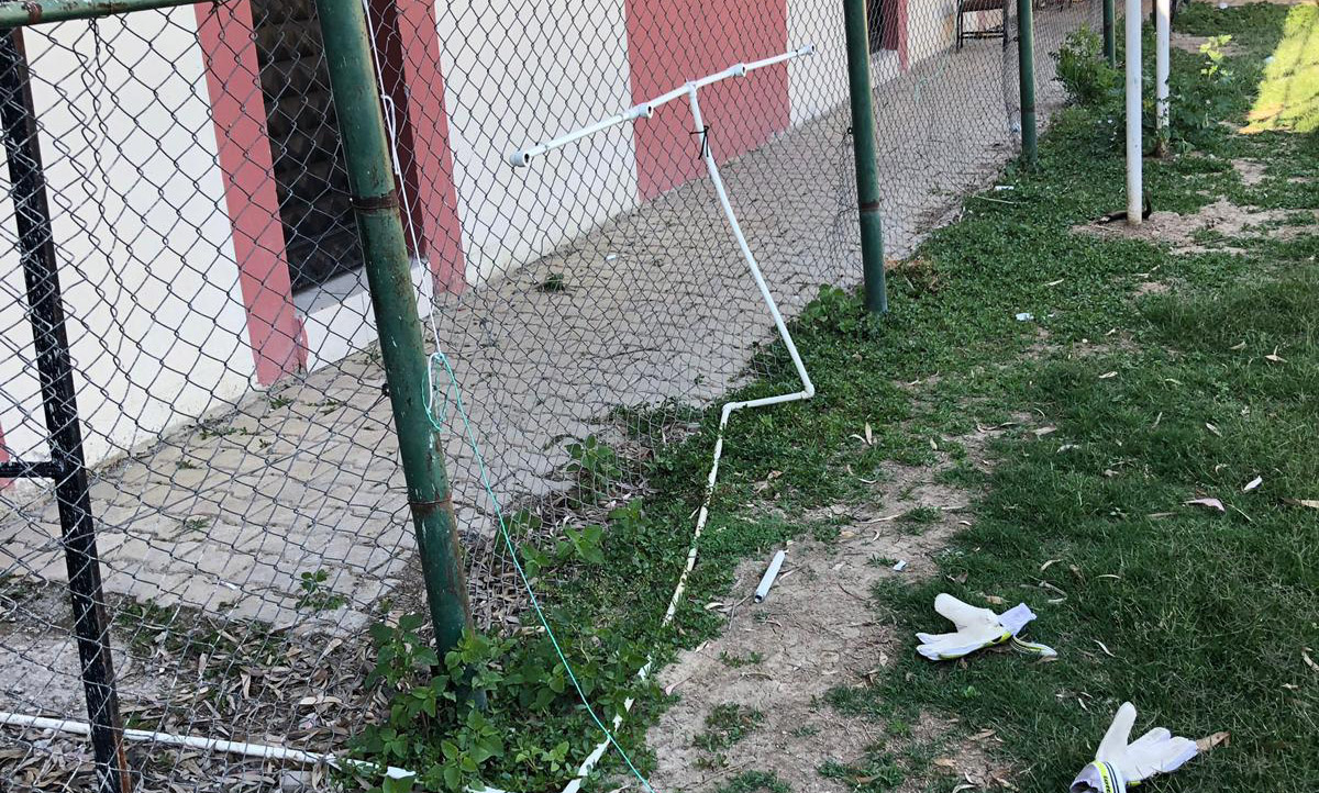 Kiremithanespor tesislerine hırsız girdi