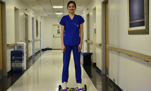 Türkiye’nin hoverboardla hizmet veren ilk hastanesi