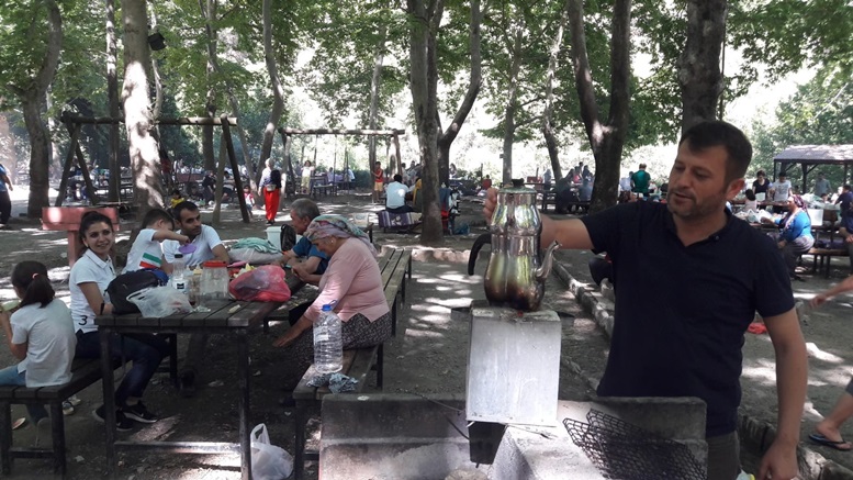 Bayramda Dağılcak'a akın ettiler