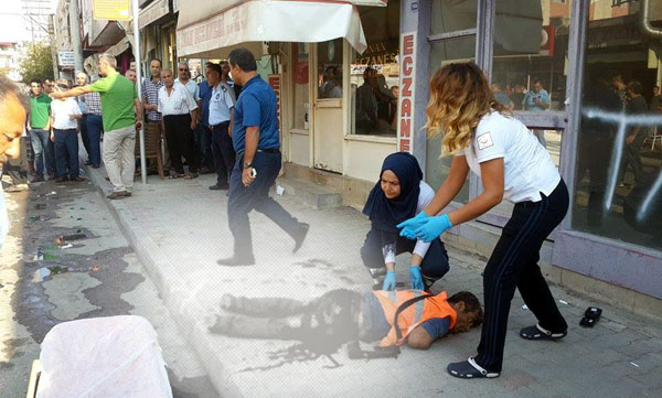 Parkomatçıyı vurdular