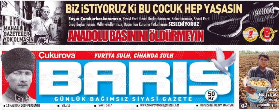 Adana yerel gazetelerinin isyanı
