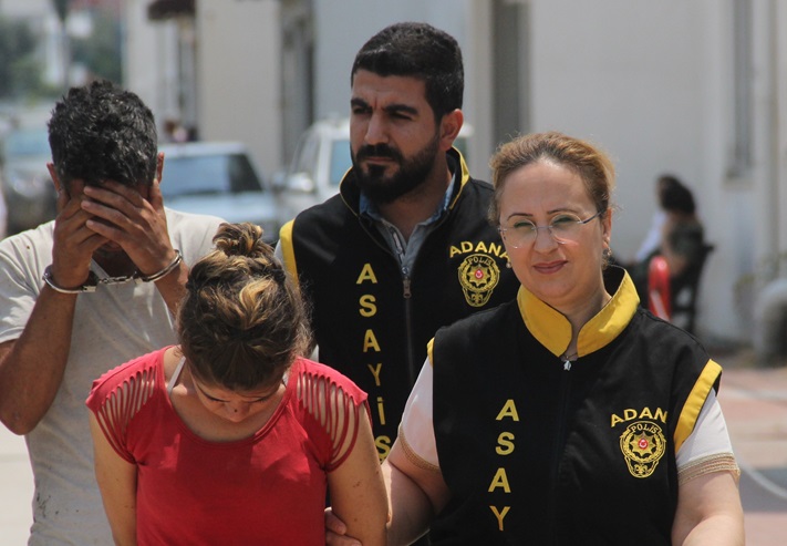 Karı koca hırsızlık zanlısı
