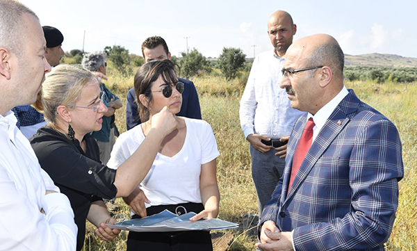 Vali Demirtaş, OSB'lerin kurulacağı alanı gezdi
