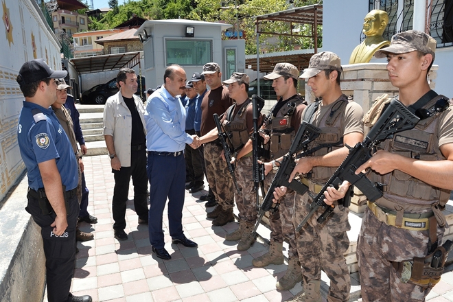 Emniyet Müdürü Aktaş’tan ilçelere denetim