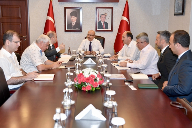 OSB’deki seralarda gelinen son durum değerlendirildi