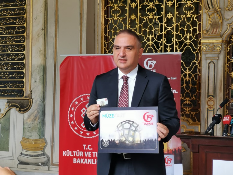 '15 Temmuz' temalı ‘Müzekartların’ tanıtıldı
