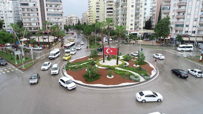 Adana'da peyzaj çalışması