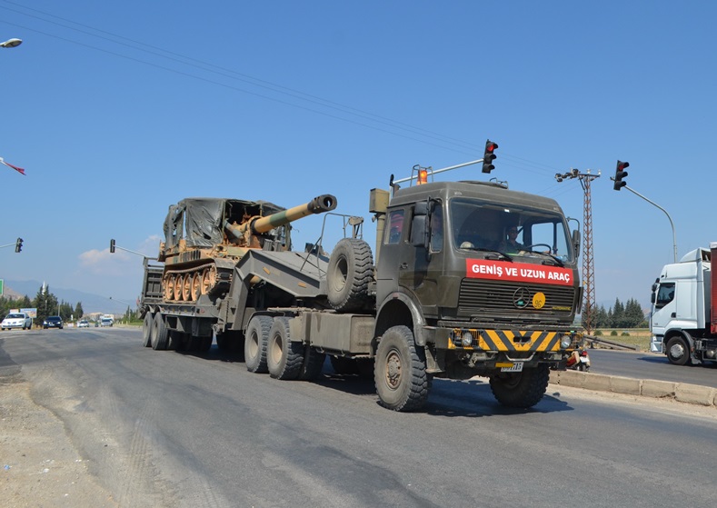 Sınıra termal kameralı tank sevkiyatı